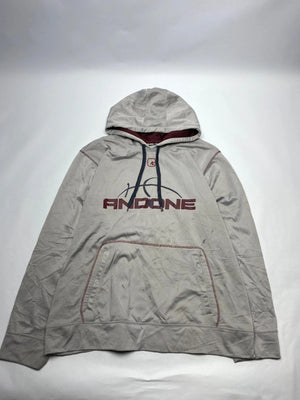 AND1 Vintage Grey Basketball Hoodie (Men’s L, 25)