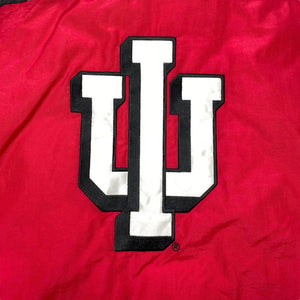 Black and Red Logo Athletics Windbreaker Men's Large