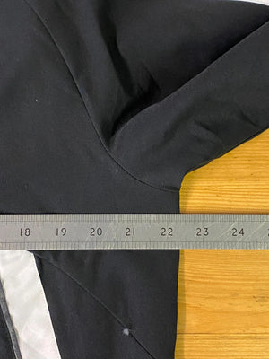 Adidas Black & White 3-Stripes Full-Zip Track Jacket