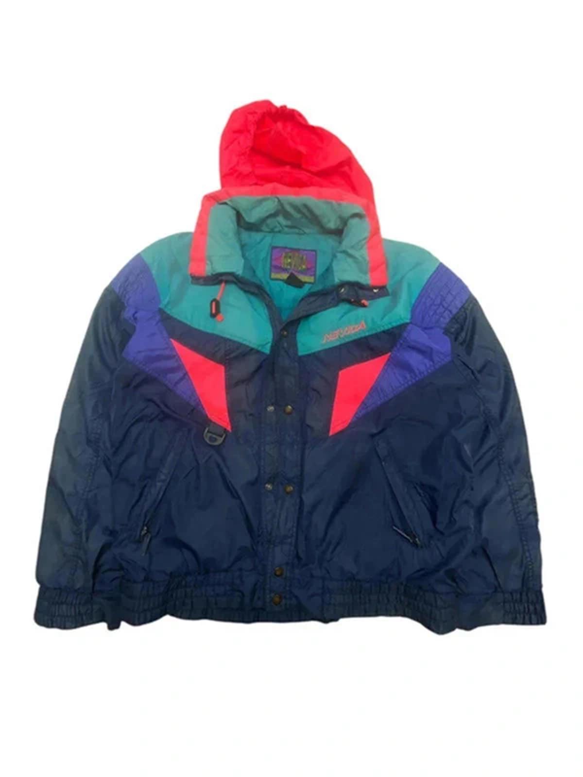 Navy Nevica Bomber Jacket Men's Large