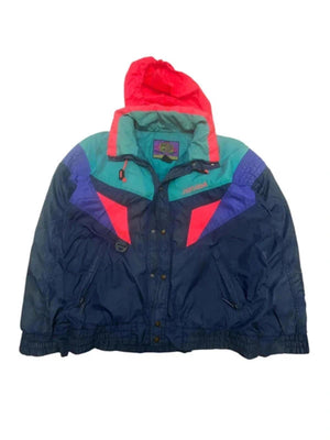 Navy Nevica Bomber Jacket Men's Large