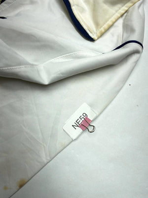 Vintage Nike White Zip-Up Jacket – L – Swoosh Logo