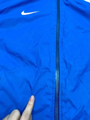 Nike Blue Windbreaker Jacket – Size M – Lightweight Sport Shell