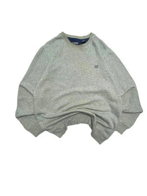 Grey CHAPS Chest Logo Sweatshirt Men's Medium