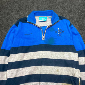 Multicolour Adidas 1/4 Zip-up Sweater Kids XXL