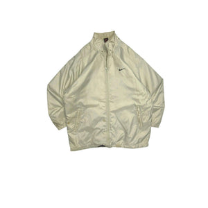 VintageCream White Nike Jacket Men's Large