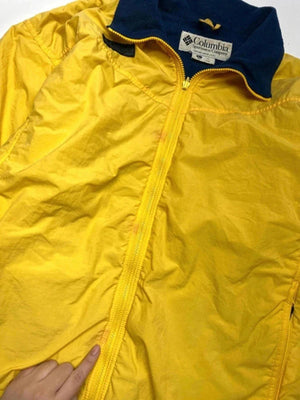 Vintage Columbia Sportswear Yellow Fleece-Lined Jacket