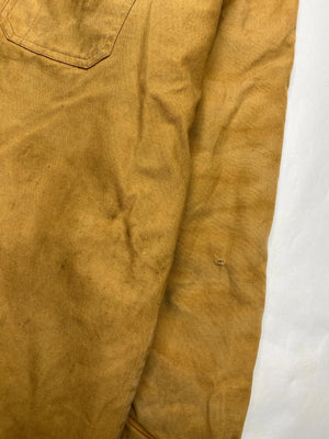 Dickies Brown Canvas Work Jacket with Grey Hood