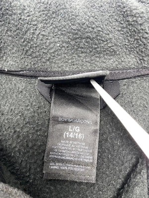 Black and Grey North Face Girl's Large