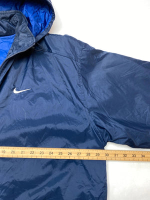 Nike Navy Blue Puffer Windbreaker Jacket