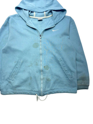 Vintage 90s Light Blue Nike Hoodie Women's Small