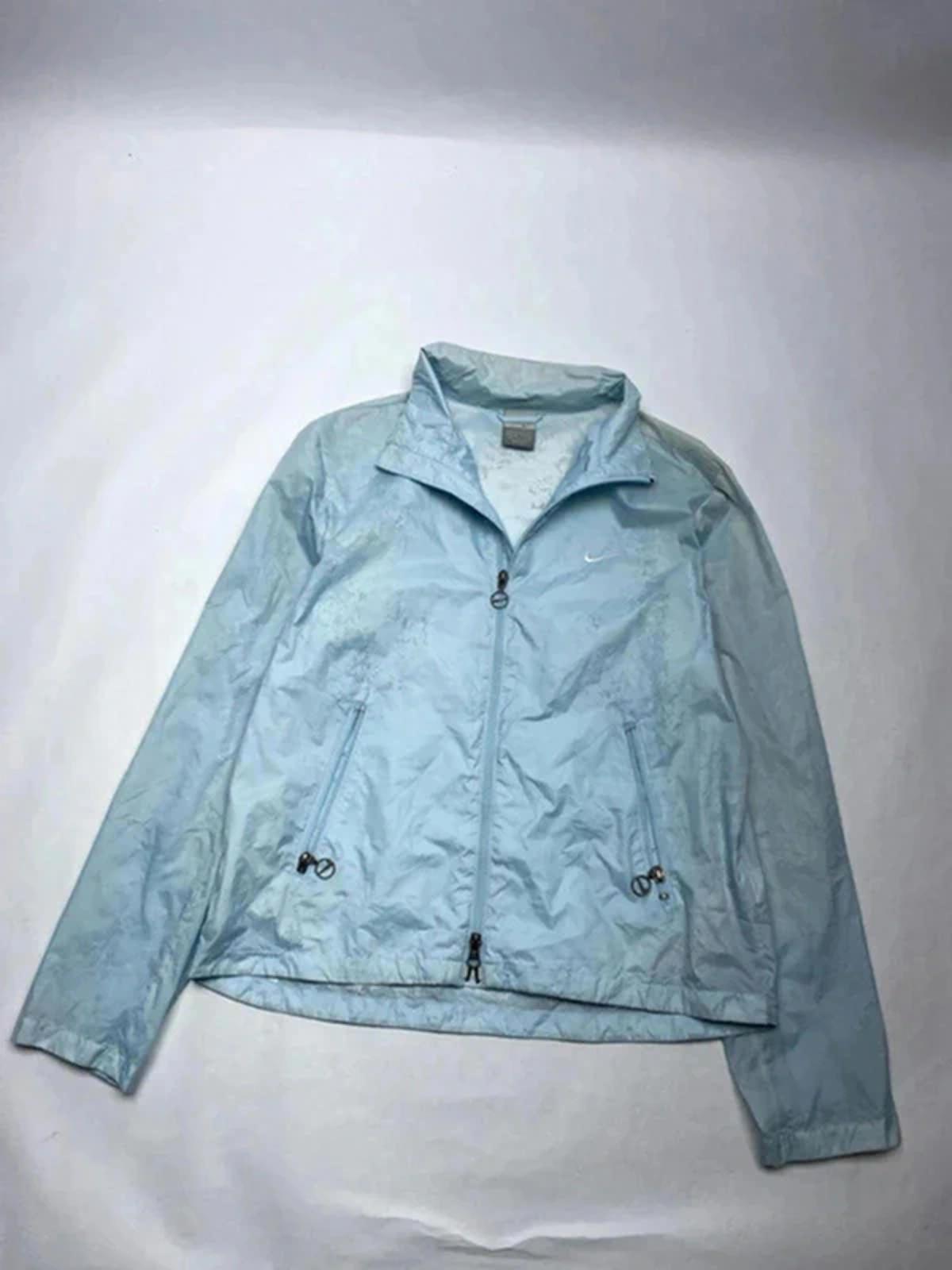 Nike Women’s Light Blue Windbreaker Jacket – Size L