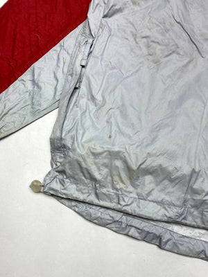 Adidas Red & Grey Windbreaker Jacket – Size L / 40
