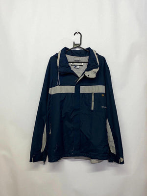 Columbia Sportswear Company Blue & Grey Waterproof Jacket