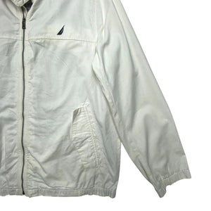 White Nautica Harrington Jacket Men's XL