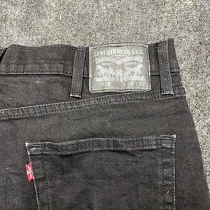 Black Levi's 514 Denim Jeans Men's W38