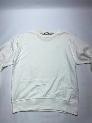 Champion White Crewneck Sweatshirt – Men’s Medium
