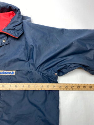 Adidas Vintage Navy and Red Padded Jacket (Men’s L)