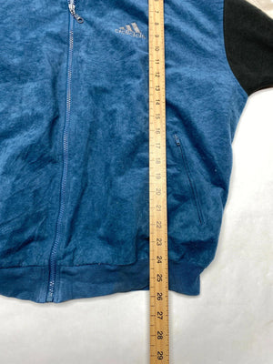 Adidas Vintage Blue and White Track Jacket