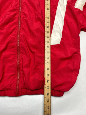 ASICS Vintage Red & White Windbreaker Jacket (Men’s L)