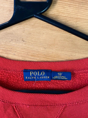 Polo Ralph Lauren Red Crewneck Sweatshirt