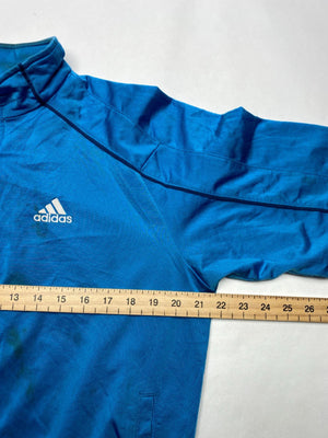 Adidas Blue 3-Stripes Track Jacket
