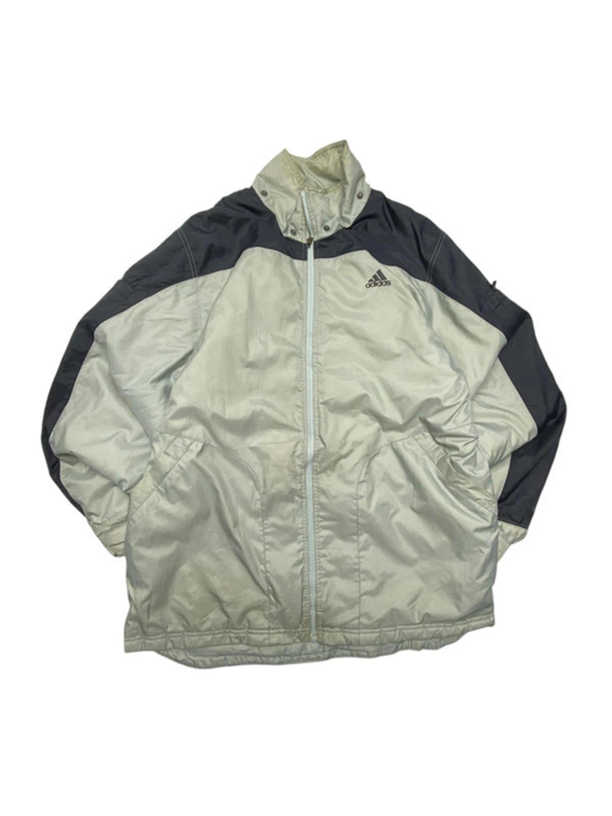 90s Grey Adidas Windbreaker Men's XL