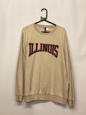 H&M Divided Beige  College Sweatshirt Size L