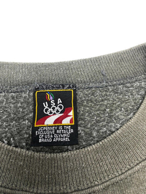 Grey USA Olympics Sweatshirt Men's Large