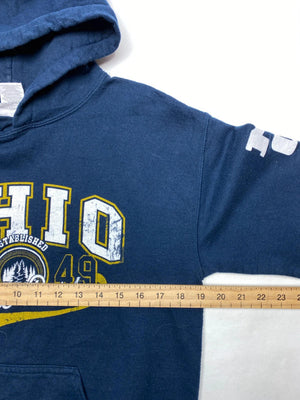 Vintage Ohio State Parks Navy Blue Hoodie (Size S)
