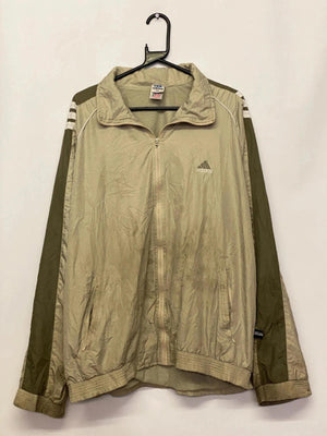 Vintage Adidas Beige & Olive Track Jacket