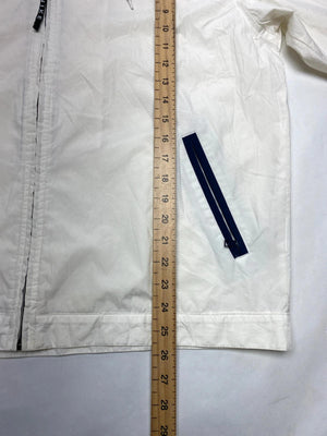 Nike Vintage White Full-Zip Windbreaker Jacket (Men’s L, Made in Thailand)