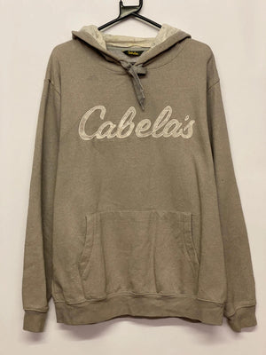 Cabela’s Taupe Embroidered Logo Hoodi