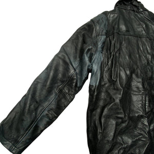 Black Leather Jacket Men's Medium