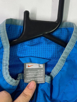 Nike Blue & Black Sleeveless Windbreaker Vest – Size L