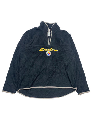 Black NFL Steelers Fleece Women's Large