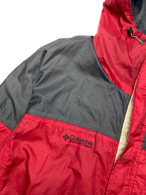 Columbia Sportswear Company Red & Charcoal Hooded Jacket (Men’s size not shown, fits L–XL)