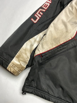 Umbro Black & Silver Hooded Winter Jacket (Men’s XL)