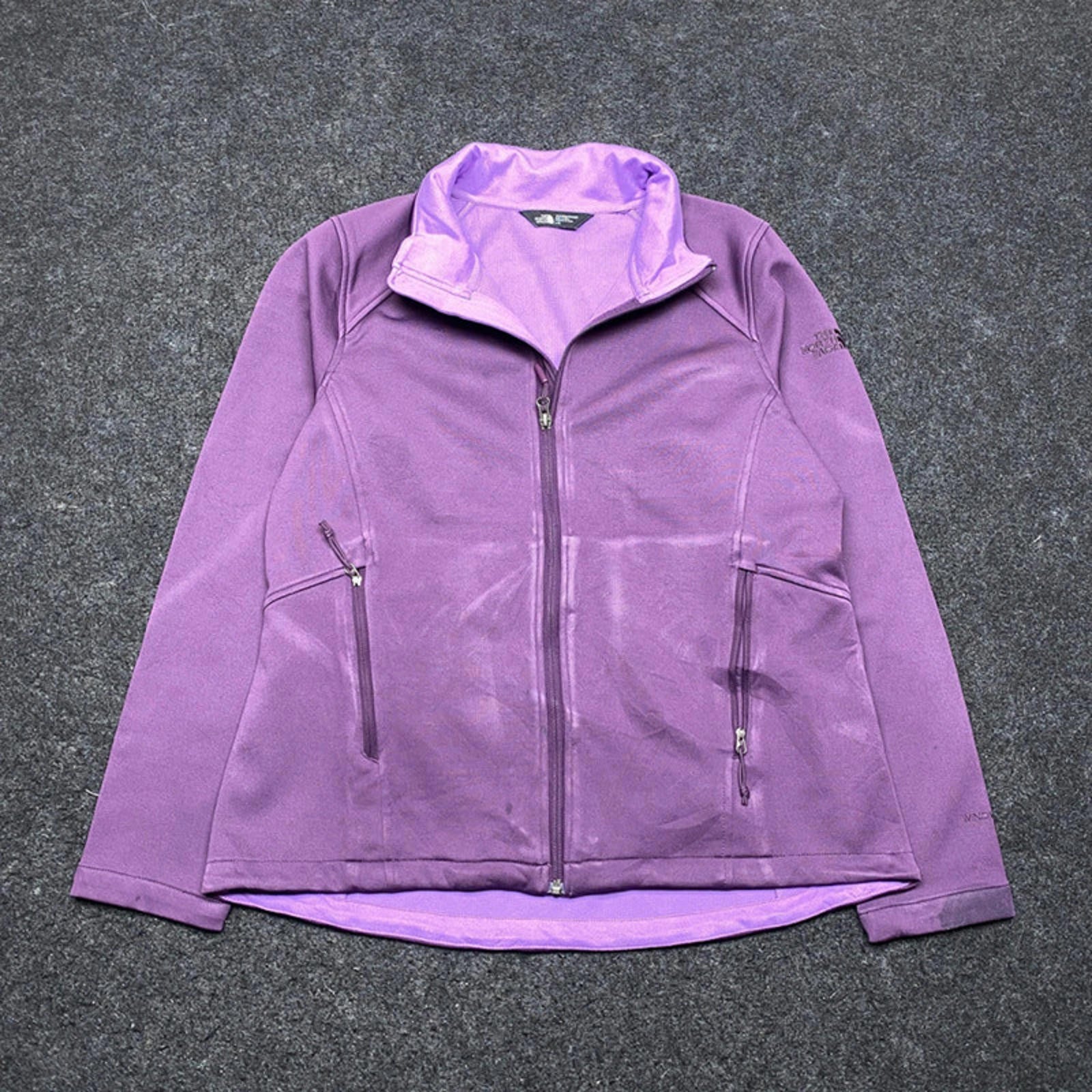 Purple The North Face Fleece Jacket Women's Large