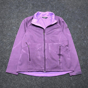 Purple The North Face Fleece Jacket Women's Large
