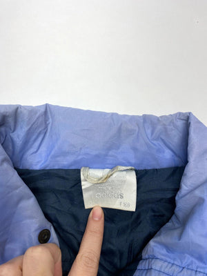 Vintage Adidas 80s/90s Navy & Light Blue Windbreaker Jacket (