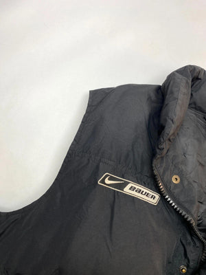 Nike Bauer Black Puffer Vest / Gilet