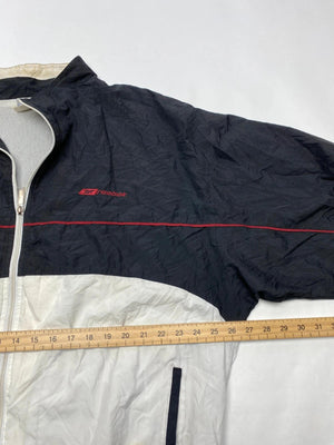 Reebok Vintage Black & White Windbreaker Jacket (Men’s 2XL / 54)