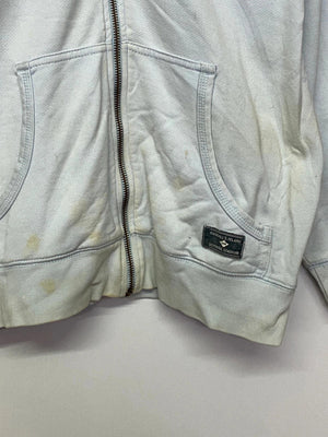 Vintage Nike Full-Zip Hoodie – Youth L (141–152 cm), Light Blue