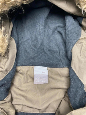 Nike Men's Parka Coat with Faux Fur Hood