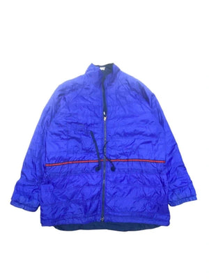 Vintage 90s Navy-Blue Nike PSG Reverse Jacket Men's XL