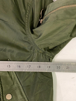 Women’s Khaki Green Bomber Jacket