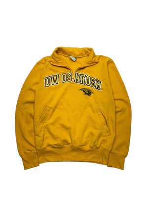 Mustard Champion Badge Hoodie Men's XS