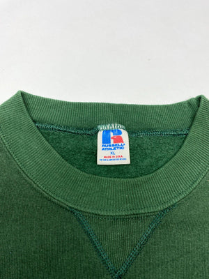 Vintage Russell Athletic Green Crewneck Sweatshirt – Made in USA (XL)