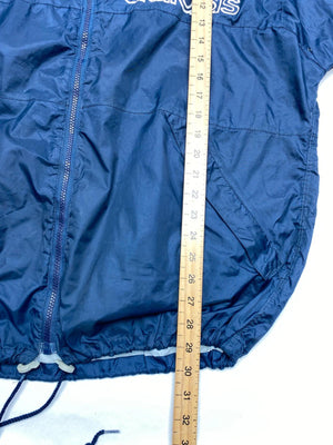 Adidas Vintage Navy Windbreaker Hooded Jacket (Men’s D8 / L)